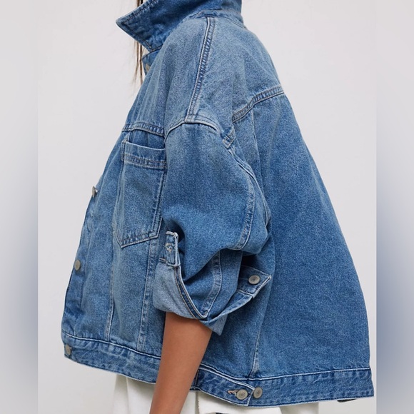 We The Free Denim Swing Jacket - Picture 2 of 7